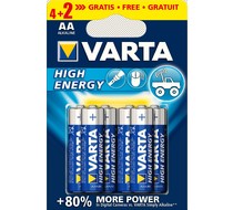 Батарейки VARTA HIGH ENERGY типа АА, бл.6 шт