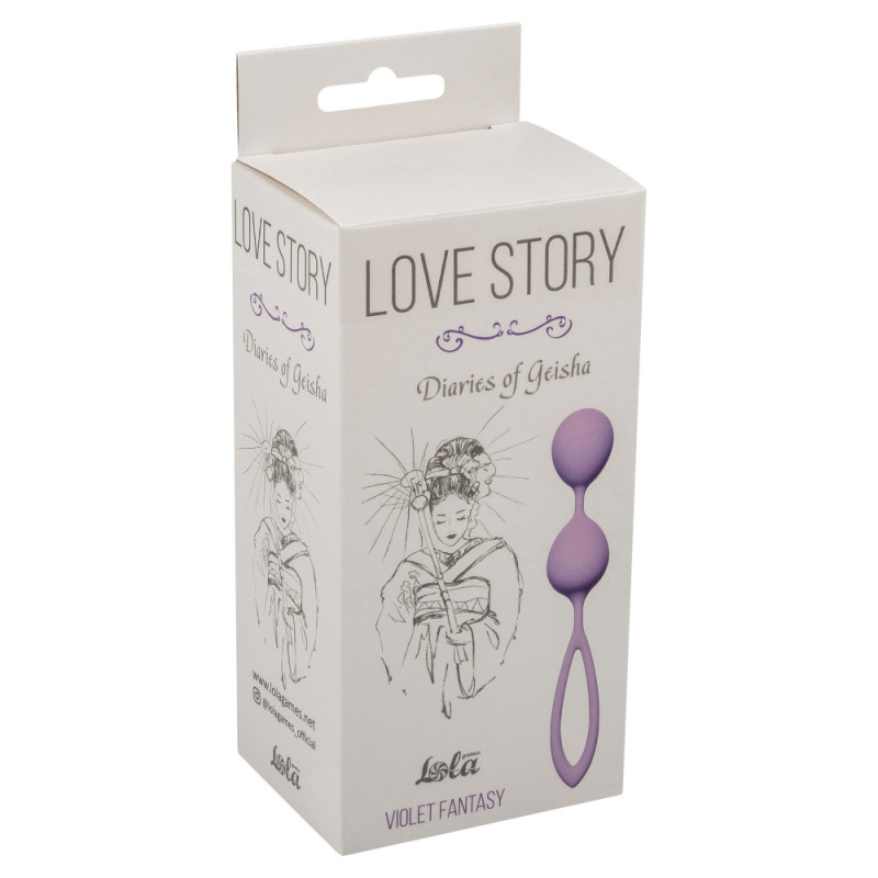 Вагинальные шарики Love Story Diaries of a Geisha Violet Fantasy 3005